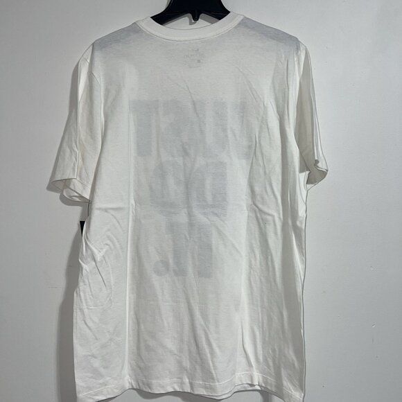 Nike Tee Sportswear Just Do It. Logo White Men’s Large - Picture 9 of 9